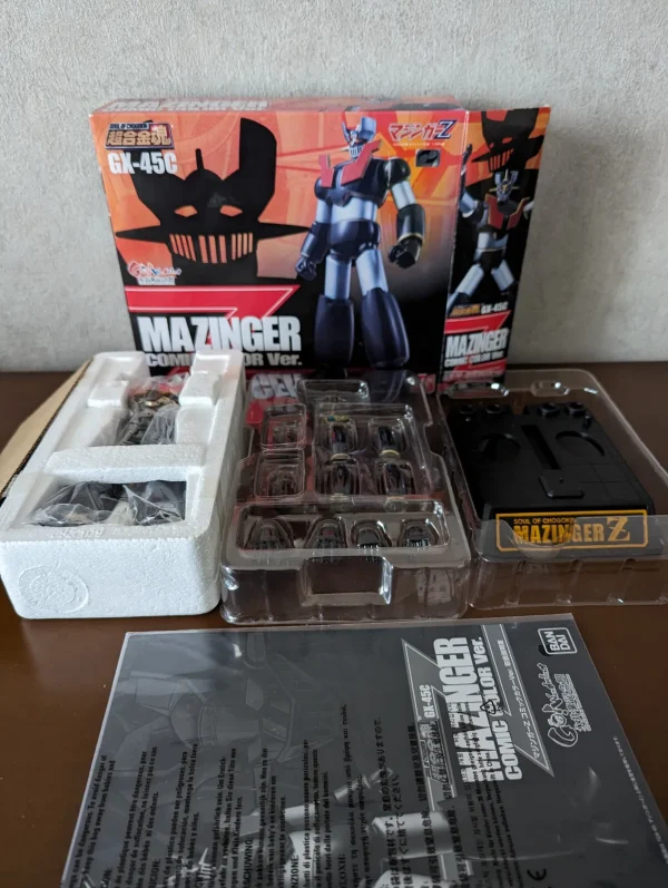BANDAI GX-45C Soul of Chogokin Mazinger Z Comic Color Figure Japan Anime 260923 - Image 7