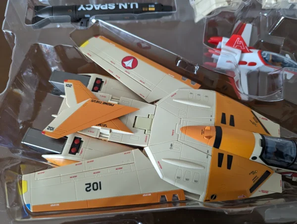 Bandai DX Chogokin Macross VF-1D Valkyrie & Fan Racer Figure - Robotech - 23012 - Image 14
